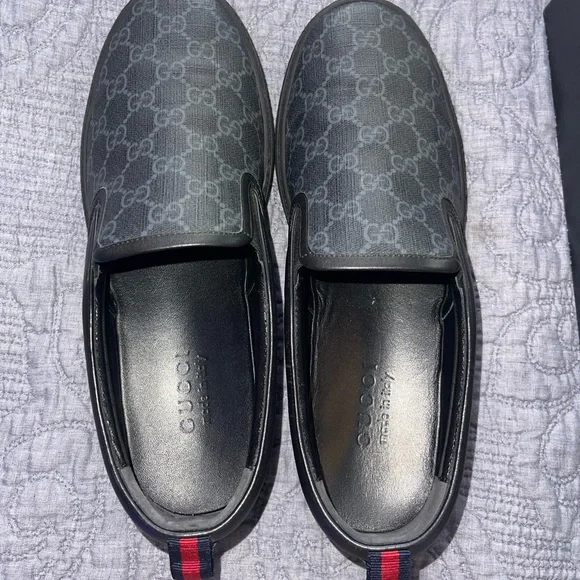 Gucci Men\'s Gray Slip-On Shoes Gucci Men main image 3